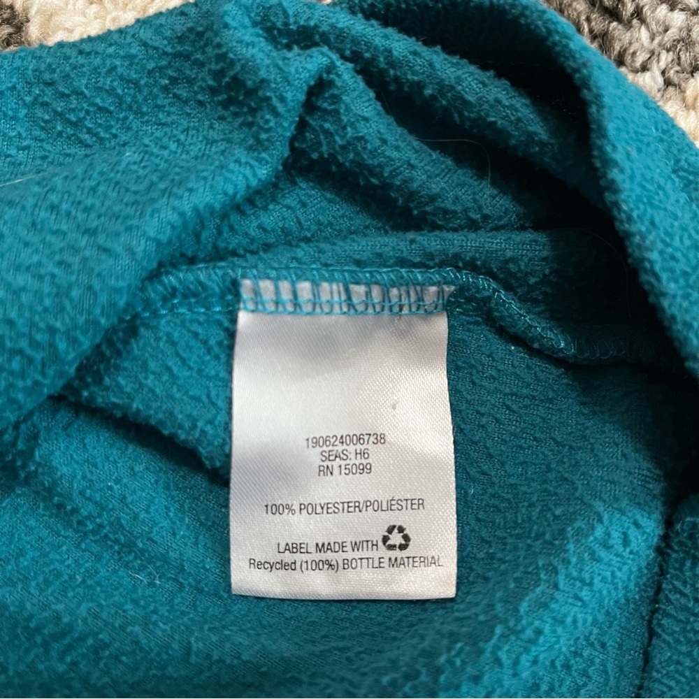 Covington Teal and Dark Gray Patterned Pajama Set XL - Picture 3 of 5